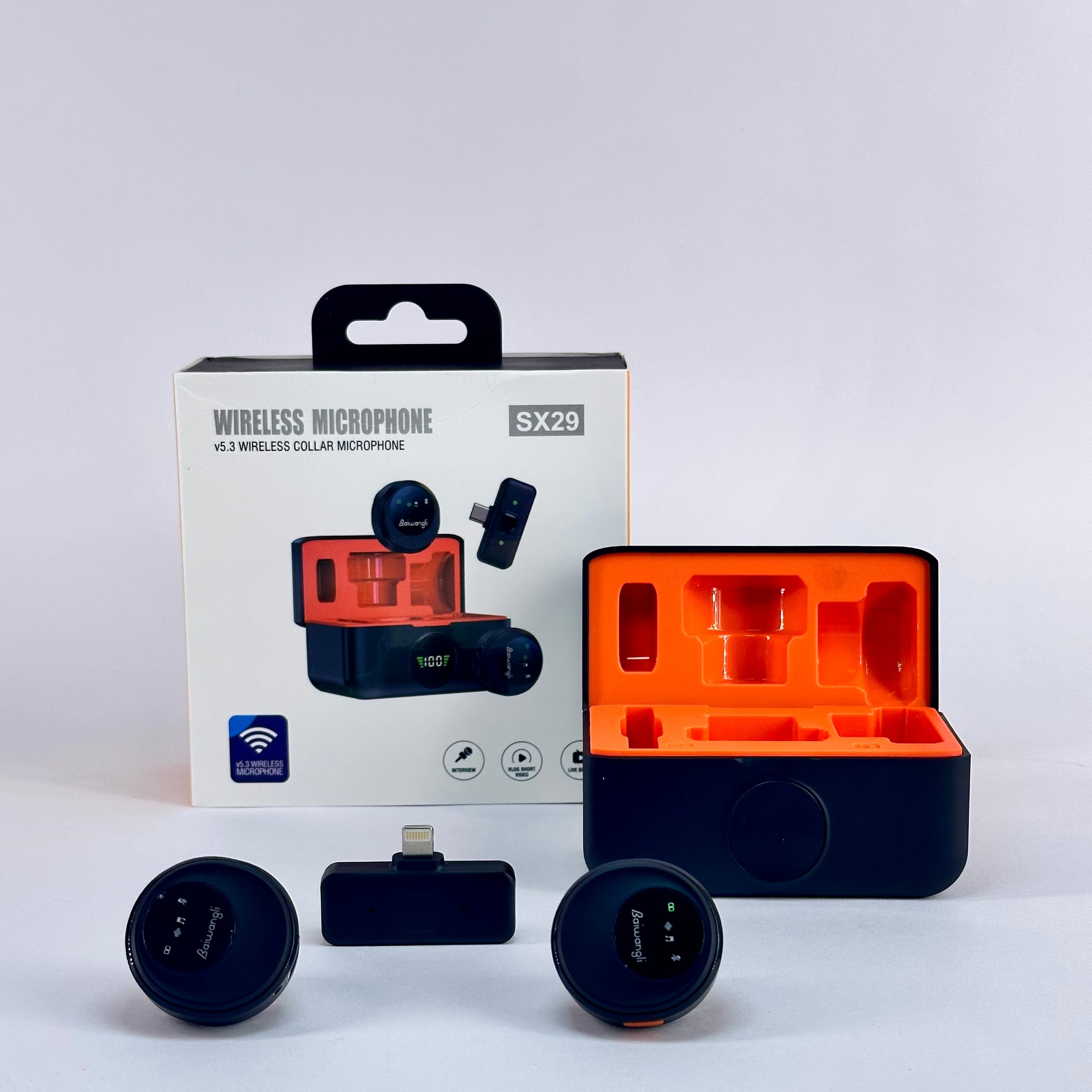 Doble ring light con luz uniforme